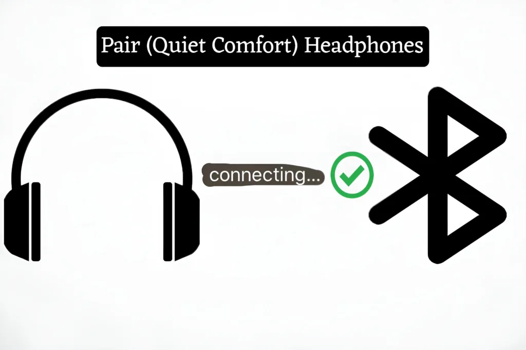 How To Pair Bose QC (QuietComfort) Headphones